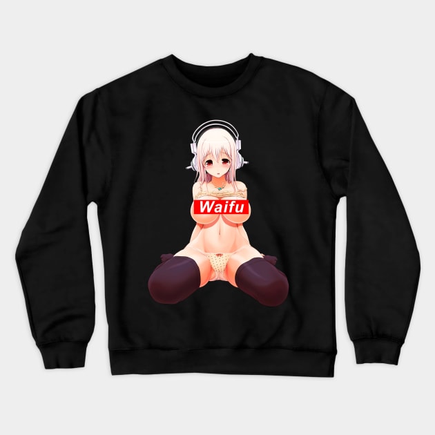 Super Sonico Crewneck Sweatshirt by Venandeu